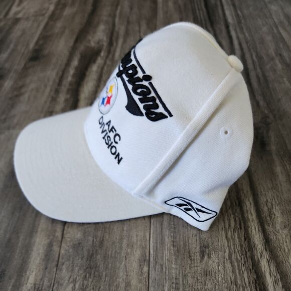 NEW Vintage 2002 Pittsburgh Steelers NFL North AFC Champions Adjustable Hat Cap - Picture 3 of 4